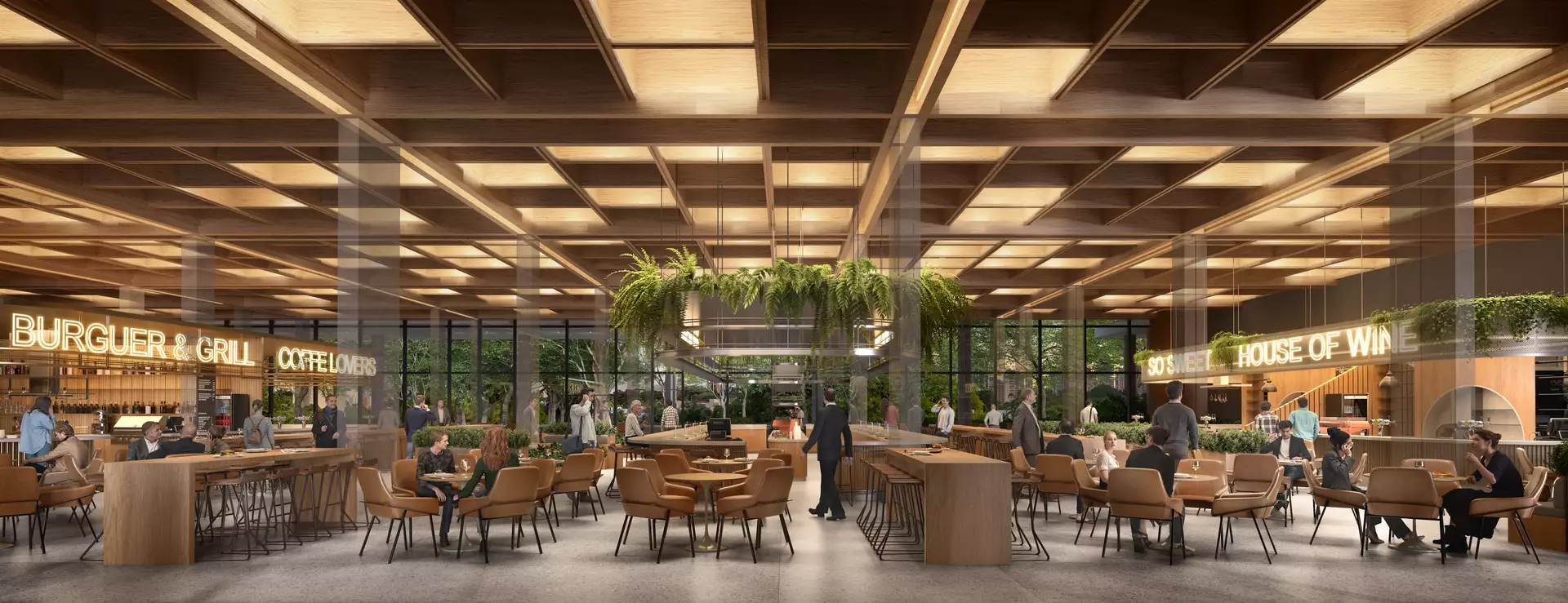 Food Hall Square Garden